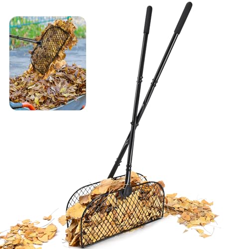 CAROD Leaf Grabber Rake with Long Handle