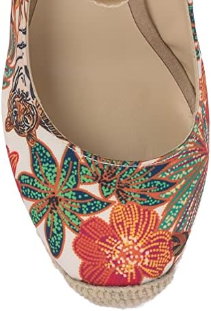 Jessica Simpson Women's Zexie Espadrille Wedge Sandal, Multi, 11 | Image 5