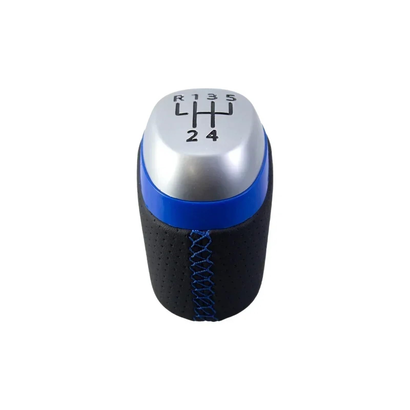 WYLWSHA Shift Gear Knob Cover for Megane IV for MK4 for BFB for Kadjar for Talisman 2015-2022 Shifter Lever Stick Handball 328654845R Car Gear Shift Knob(Blue 5 Speed)