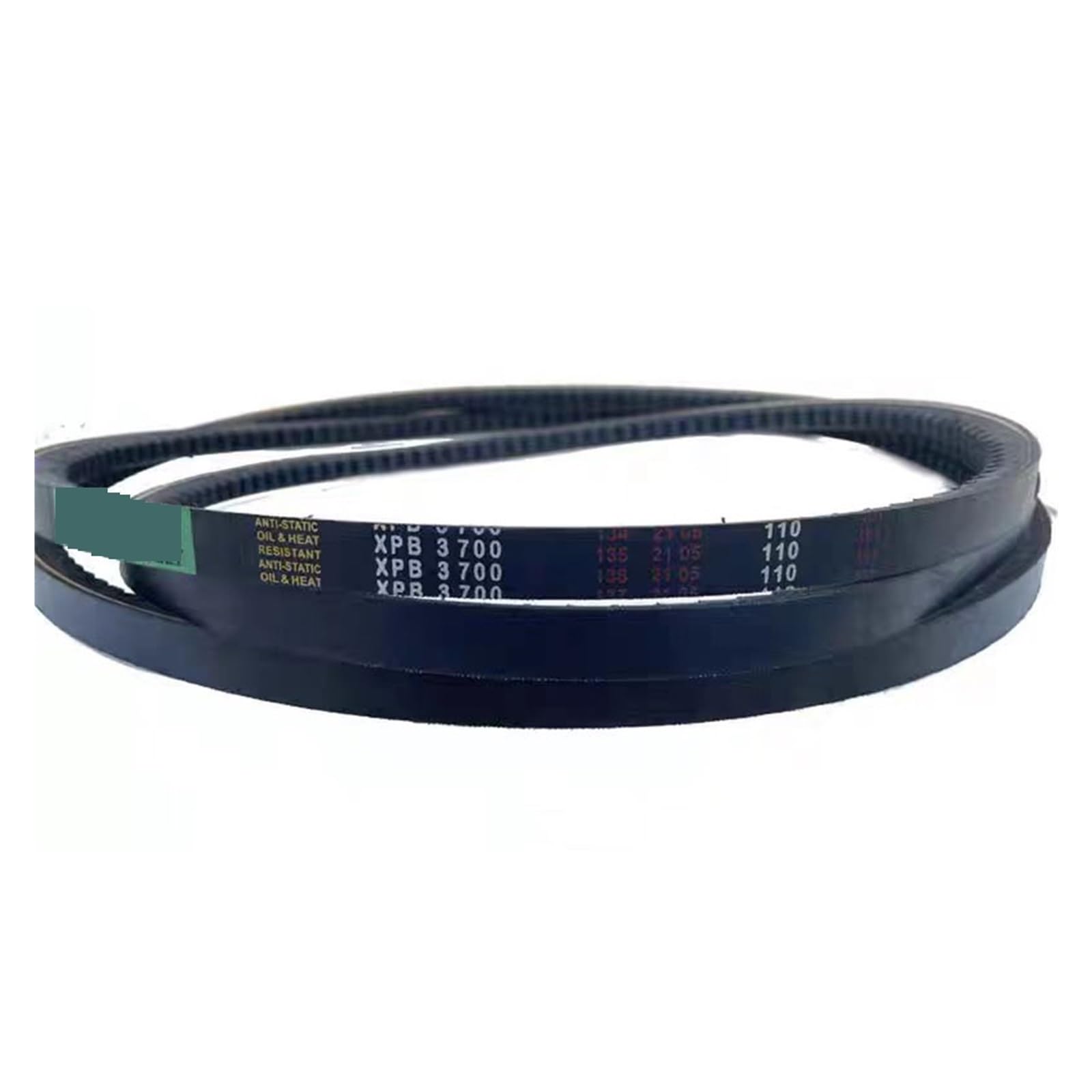 Pasek zębaty XPB 5VX z surową krawędzią, gumowy przenośnik taśmowy 2250 mm-3810 mm Przemysłowy pasek transmisyjny(La 3100mm)