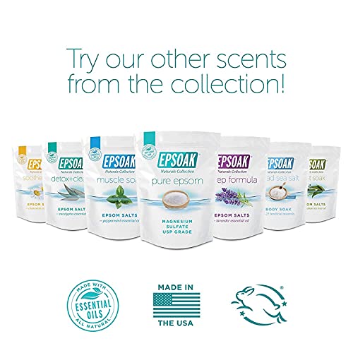 Epsoak Epsom Salt Naturals Collection - Recharging Citrus 2 Lb. Bag #TOP2