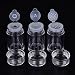 Coobbar 3pcs Multi-purpose 10ml loose powder jar Essential Oil Bottle nail powder bottle with 1/3/12 holes Refillable Bottles