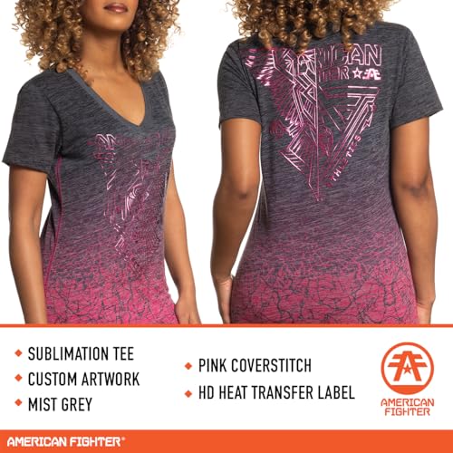 American Fighter T Shirts for Women Short Sleeve Womens Tshirts2