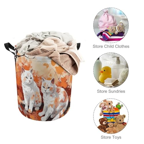 Panier à linge pour salle de bain au design circulaire - 4