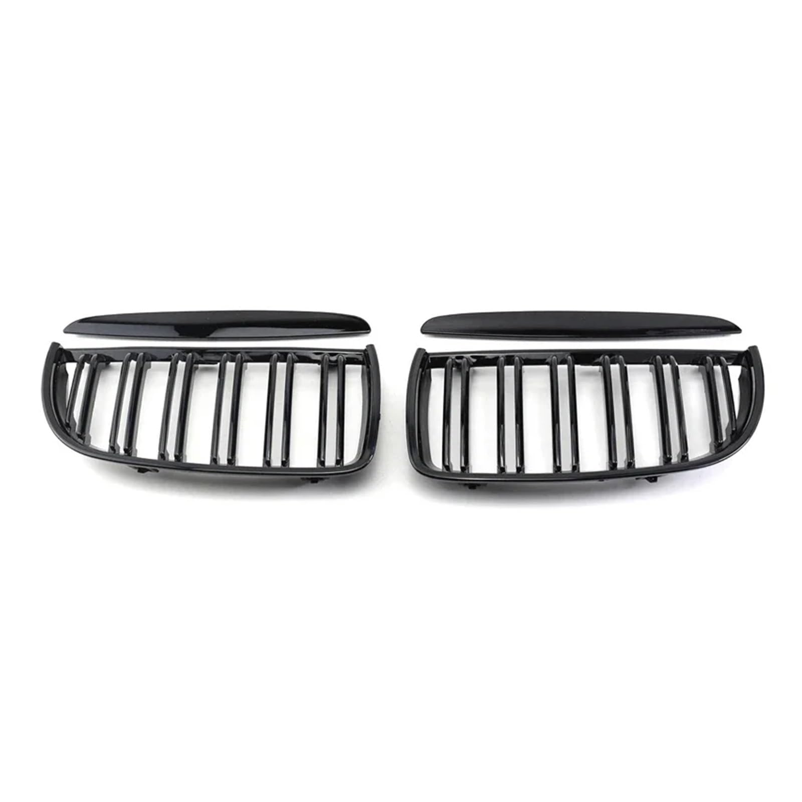Calandre BMW E90 E91 double ligne noir brillant mat pour Série 3 phase 1 - 6