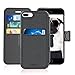 iPhone 8 plus Leather Wallet Case with Credit Cards Slot and Metal Magnetic, TAKEN Apple iPhone 7 plus Flip Cover, Vintage and Fashion, Durable and Shockproof Holster, 5.5 Inch (Gray) 2017/2016