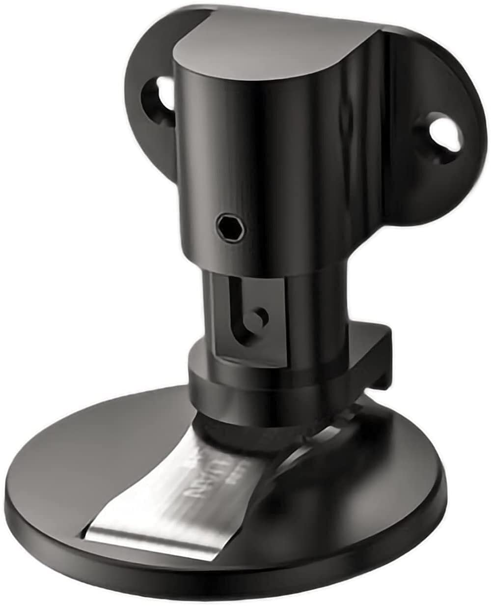 Door Stopper, Metal Magnetic Door Catch Invisible Holder Stainless Steel Doorstop Buffer Stop(Black)