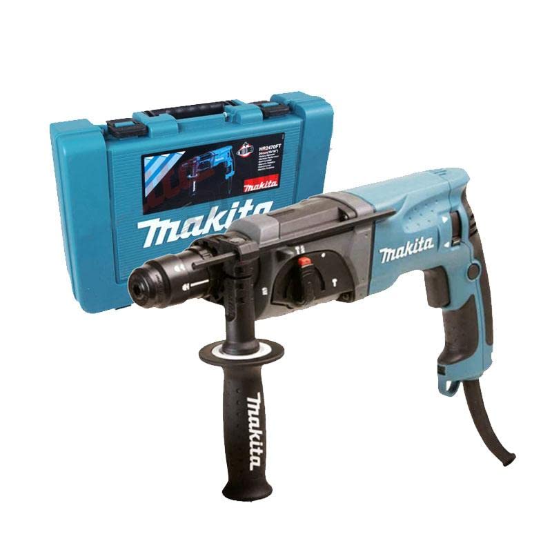 Martelete 220v Plus Makita 800w Hr2470 Com Maleta E Acessórios