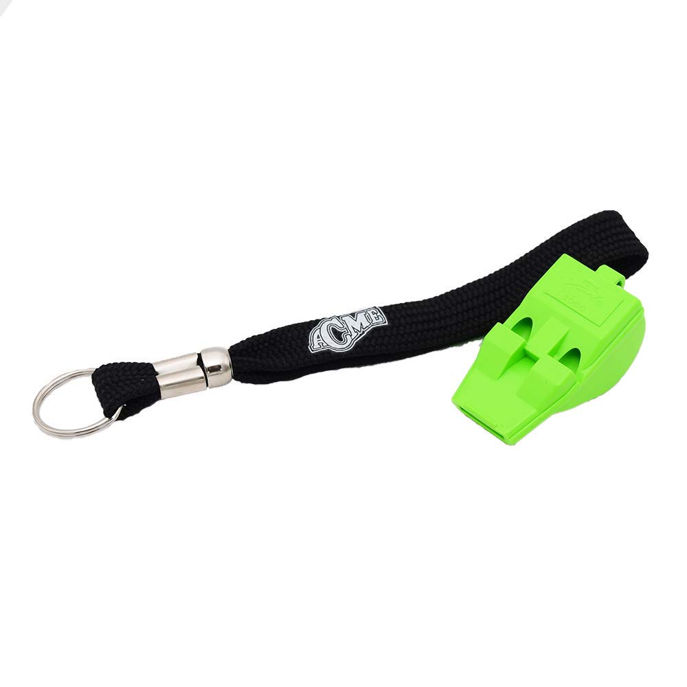 ACMETornado T2000 Signal and Emergency Whistle with Wrist Strap (DG Green/Fluorescent Green)