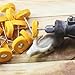 Luo ke 20 Pcs Little Buffing Wheel, 1/8 Inch Cloth Polishing Wheel for Rotary Tools Includes Dremel (Yellow)