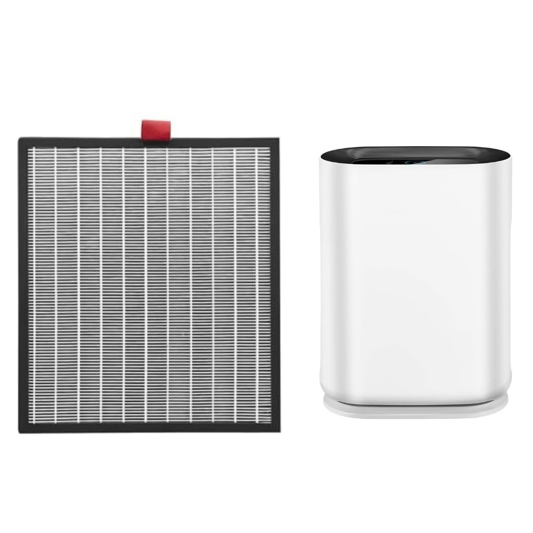 Premium Replacement High Performance Filter Compatible with Honeywell HAC25M1201W A5 and I8 Air Purifier Compound Filter with HEPA and Activated Carbon