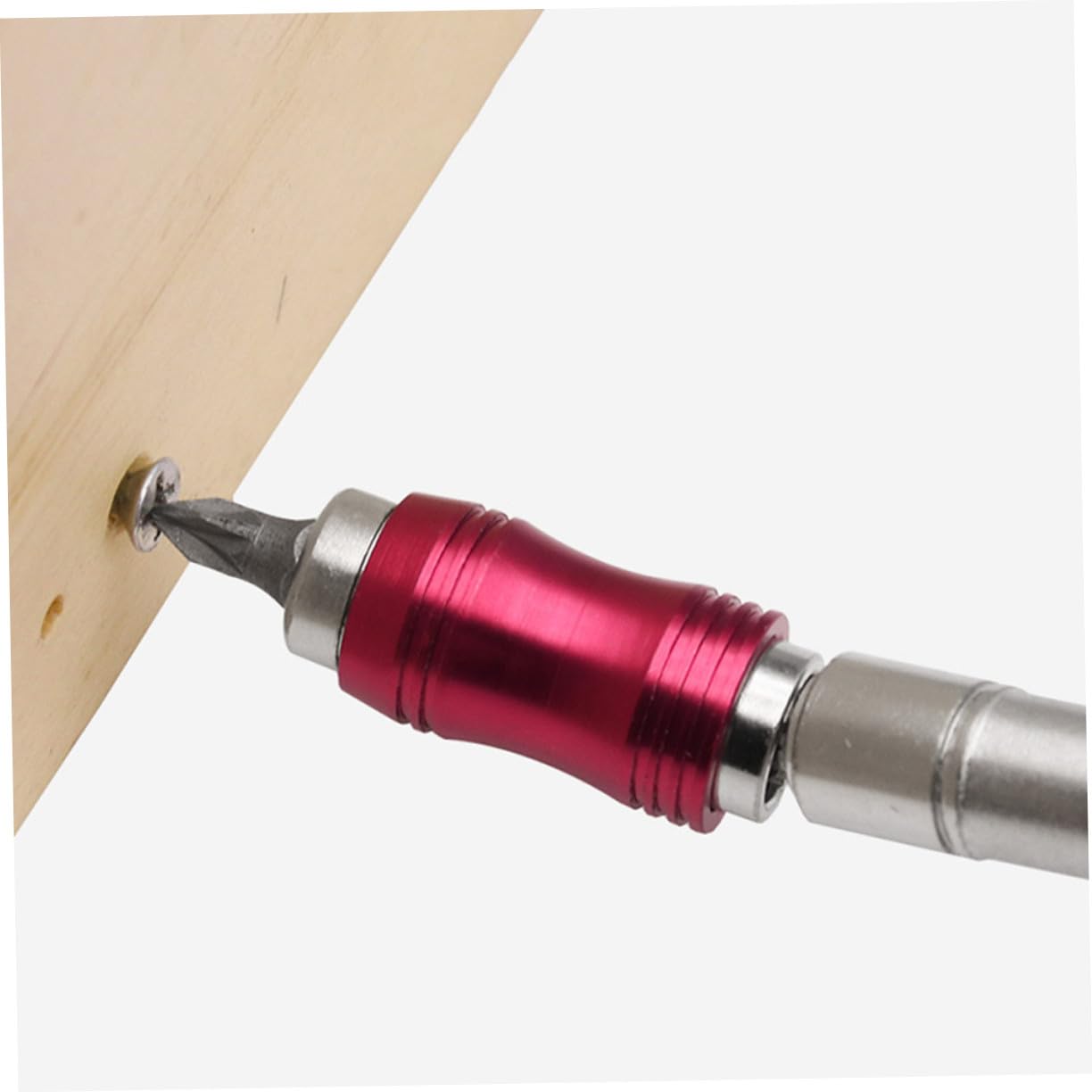 8 Magnetischer Sechskantschaft Bohrerverlängerung mit Verstellbarem Pivot-bithalter Flexibel Drehbar für Enge Räume Schnelles Magnetisches Befestigen von Bits