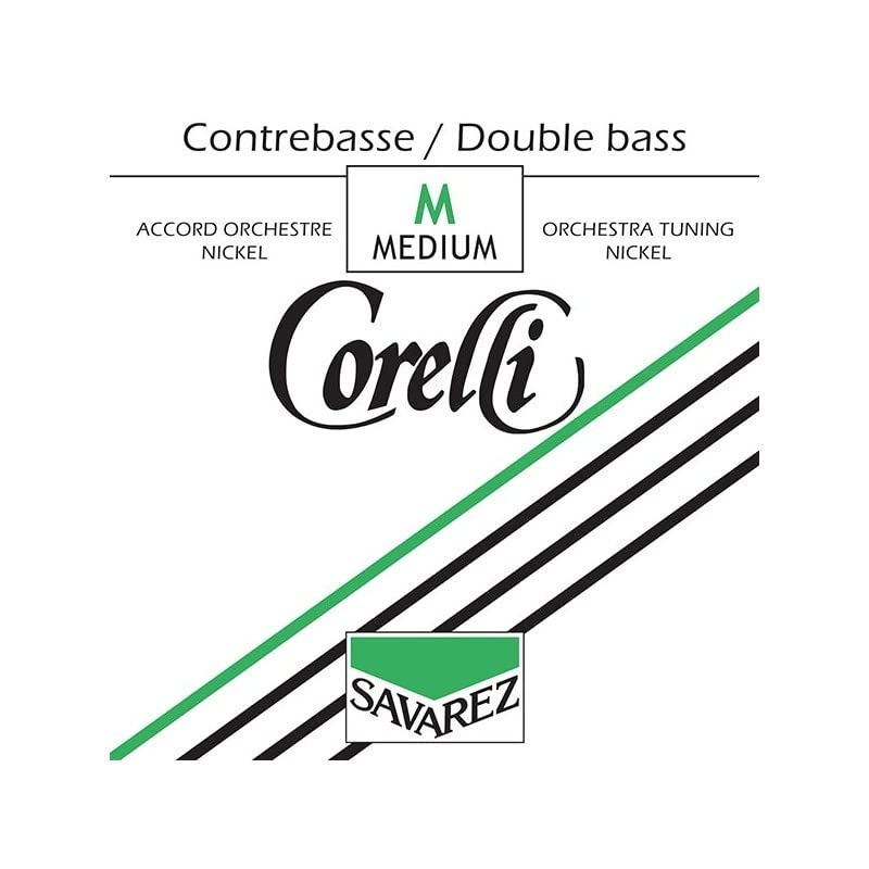 Corelli - Cuerda contrabajo Corelli orquesta níquel 1ª Sol Medium 1/2 - ACCOCB301A1ª