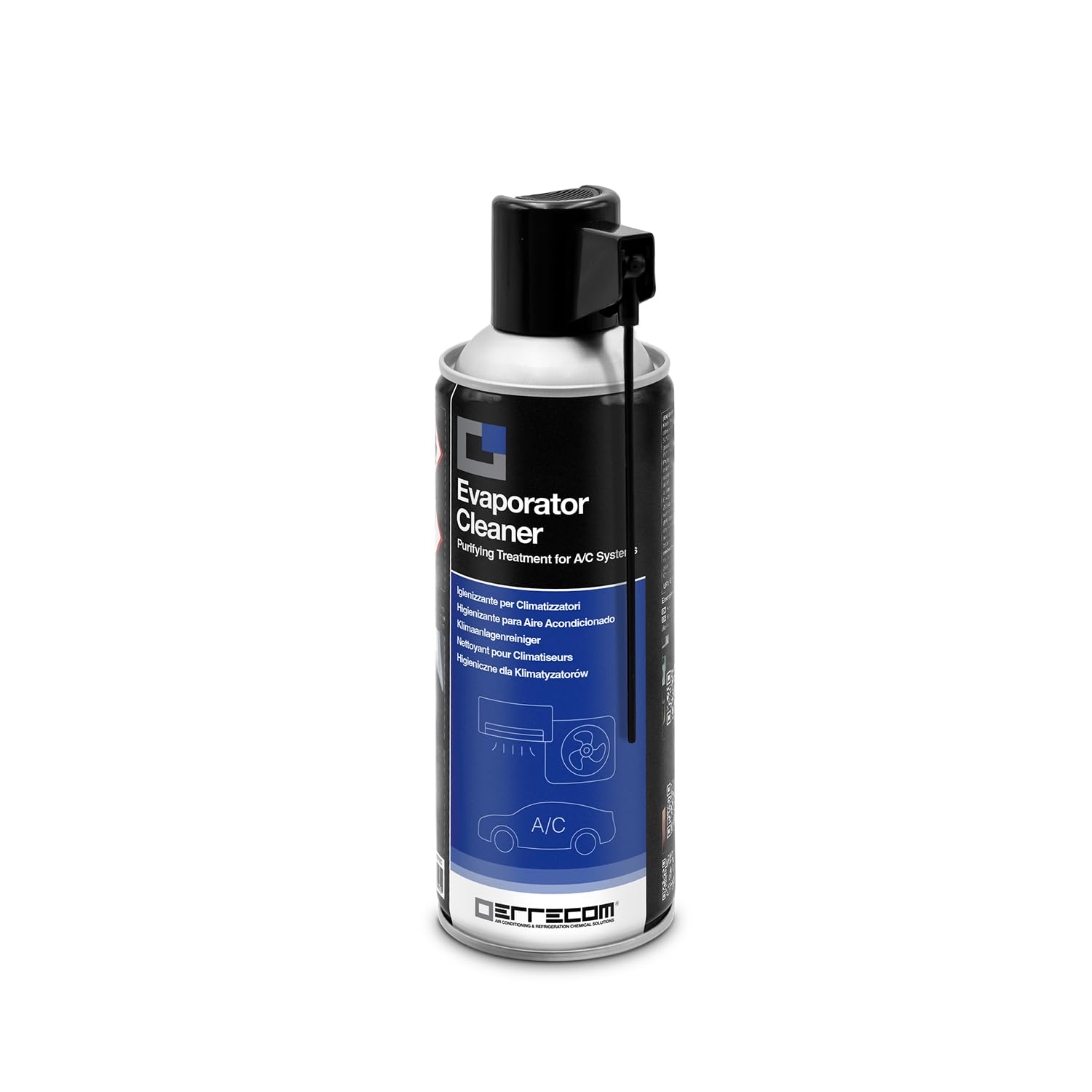 EVAPORATOR CLEANER FOAM – Pulitore Schiumoso Per Climatizzatori Auto E Casa – 200 Ml Con Cannula Lunga, Rimuove Polvere E Allergeni