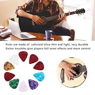 Kit d’accessoires de guitare ensemble de médiators de glissière de guitare en acier inoxydable avec boîte en fer pour… - Les Beatles, Paul McCartney, John Lennon, RIngo Starr, George Harrison Kit d'accessoires de guitare ensemble de médiators de glissière de guitare en acier inoxydable avec boîte en fer pour… – Image 5