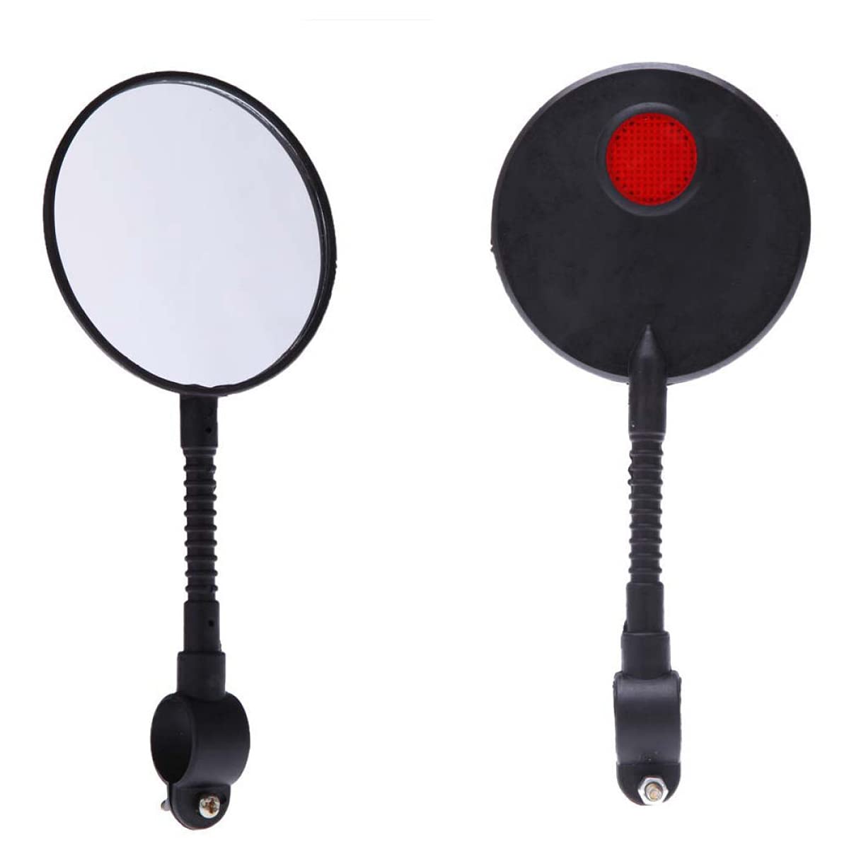 DKE&HXL Bike Mirror, 2 Packs Bicycle Rear View Mirror, Outdoor Riding Portable Safety Mirror, Bicycle Accessories