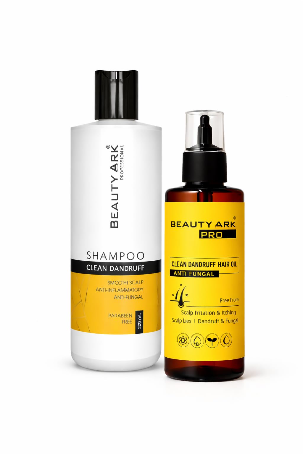 Clean Dandruff Shampoo and Hair Oil Combo, Anti-Fungal Smooth Scalp, Parabeen Free, 200ml+100ML.-image-19