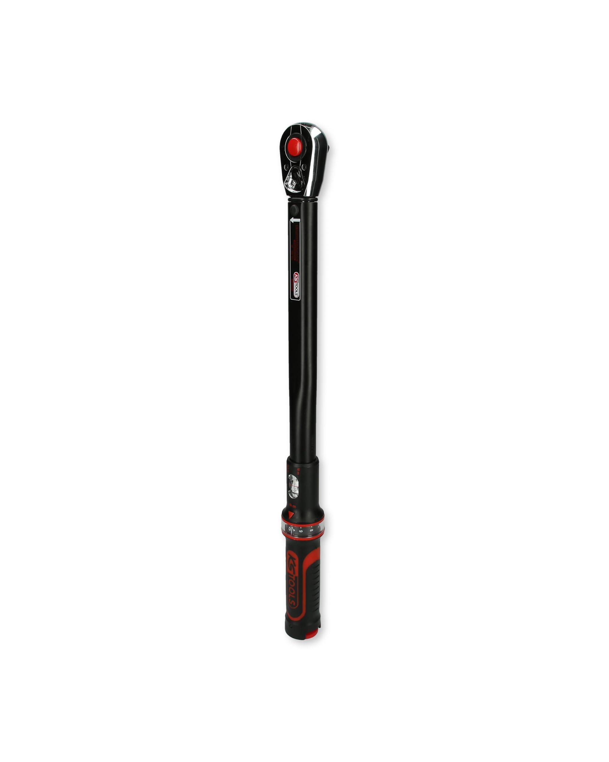 KS Tools Ratschen Drehmomentschlüssel 1/2 Zoll Drehknopf ERGOTORQUEprecision 516.1582 I 80-420 Nm I Mit Doppelskala in Nm und lbf•ft I Präzisions Schraubenschlüssel