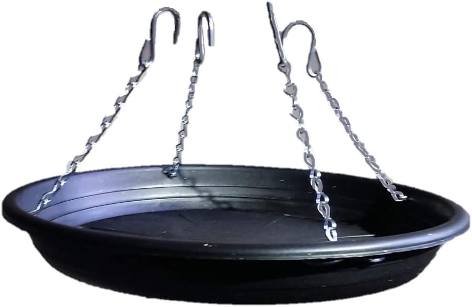 Bird Seed Catcher Tray 12" Black (Package of 2 Trays