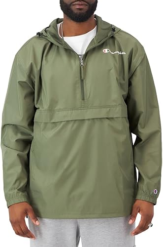 Miniatura 4 de Champion Men's Jacket, Stadium Packable Wind and Water Resistant Jacket (Reg. Or Big & Tall)