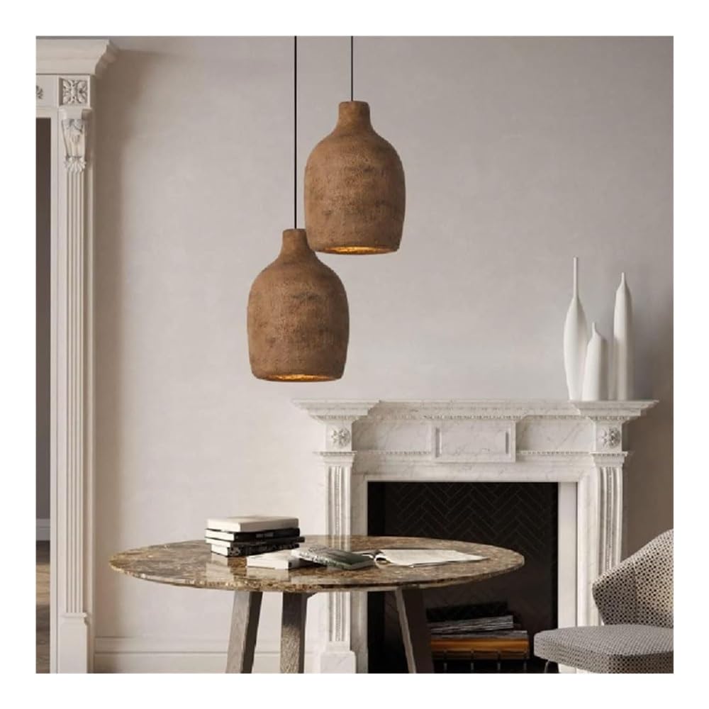 Japoński klosz do lampy wiszącej - lampa wisząca industrialna, lampa wisząca z gwintem E26/E27 dostępna w dwóch kolorach. Idealna do salonu, wyspy kuchennej i żyrandola w jadalni (