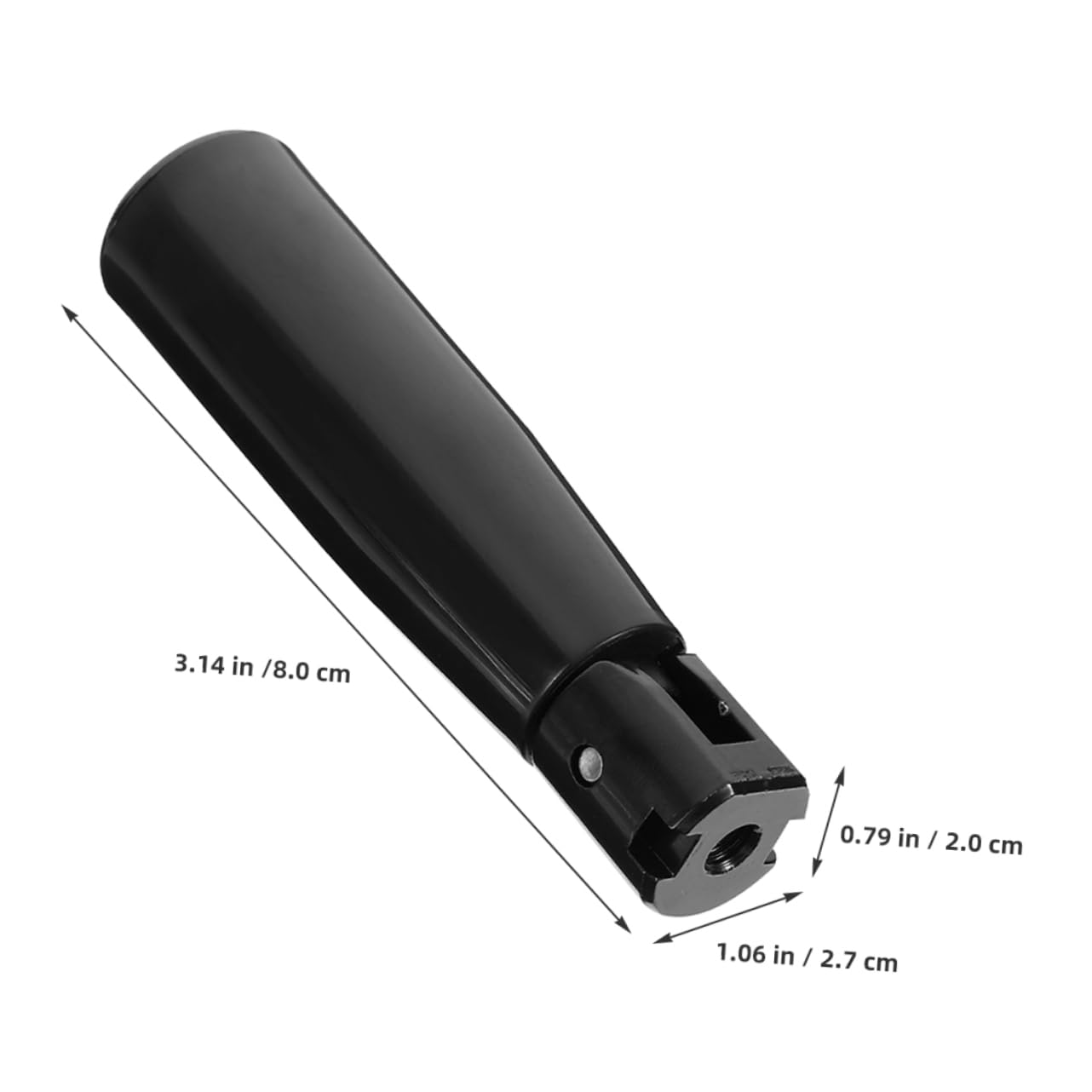 CIYODO Foldable Handle Crank Tonnes Revolving Grip Floor Jack Handle Milling Jack Handles Wheel Threaded 3 Ton Jack Handle Replacement Machine Rotating Revolving Handle Rotary Nylon Black