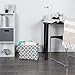 DII Polyester Container with Handles, Lattice Storage Bin, Medium, Gray