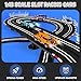 Electric Slot Car Race Track Sets - 1:43 Race Car Track Sets with 4 Slot Cars with Headlights, 2 Hand Controllers, Dual Racing Game Lap Counter, Birthday, Toys for Kids
