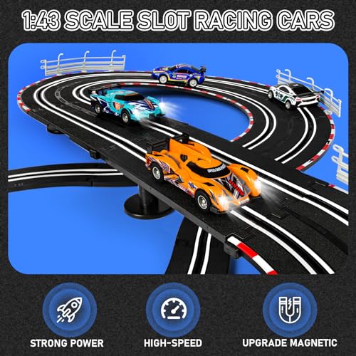 16ft 1:43 Scale Slot Car Track
