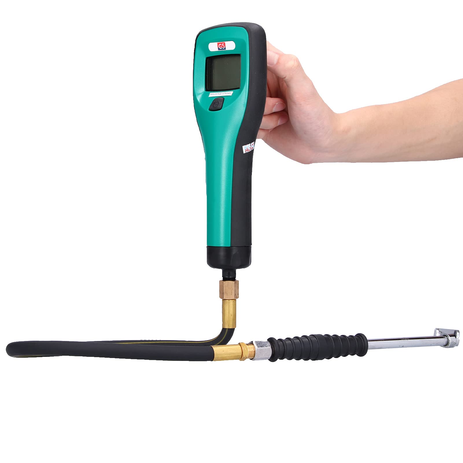 Prueba de detectores de gas Neumáticos de automóviles Pureza de nitrógeno Analizadores de gas ABS de aleación de acero y caucho portátiles