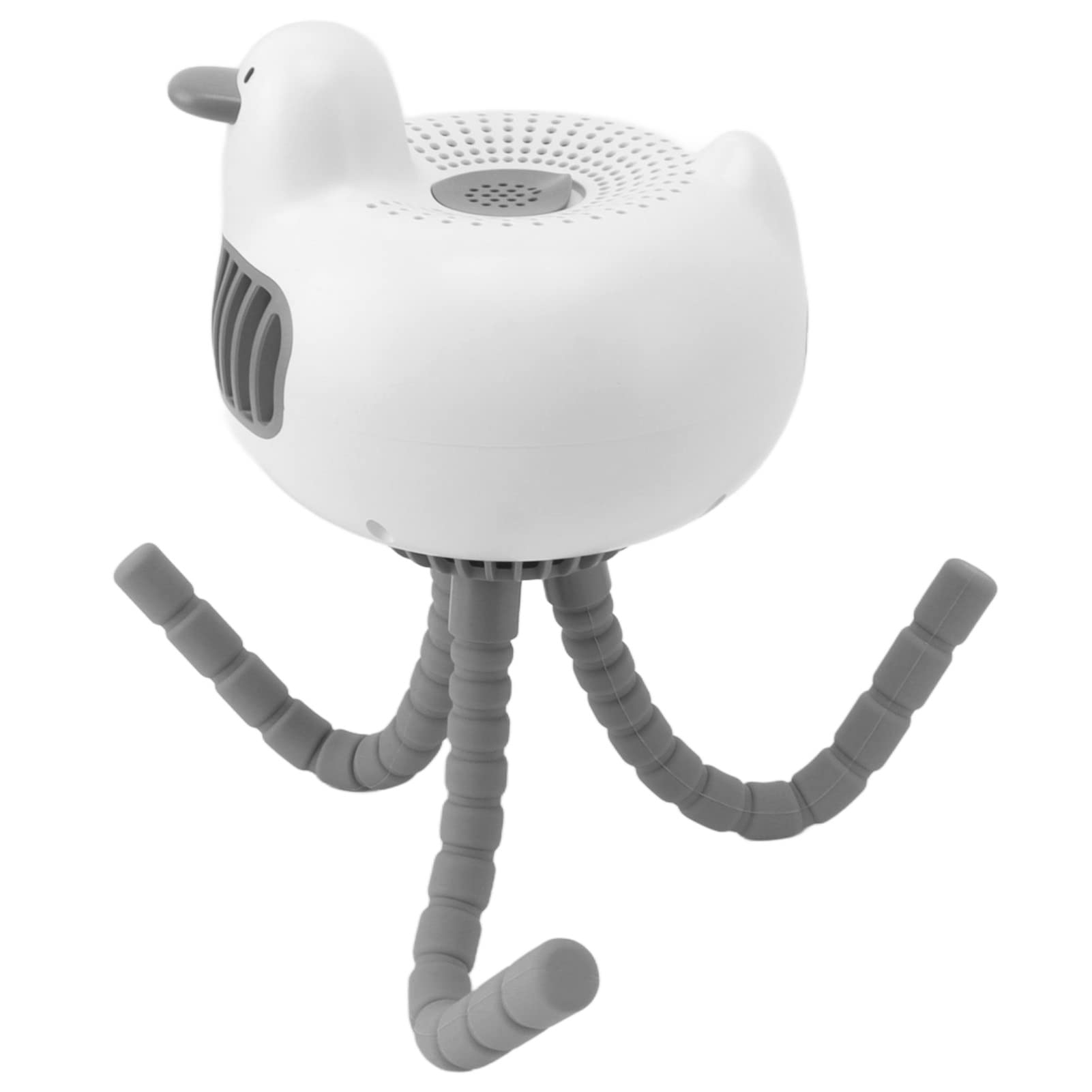 Fafeicy Ventilatore per Passeggino Ricaricabile 3600mAh, Rotazione 130° a Clip, Silenzioso e Carino, con Alimentazione USB per Passeggino, Scrivania, Campeggio, Seggiolino Auto (WHITE)