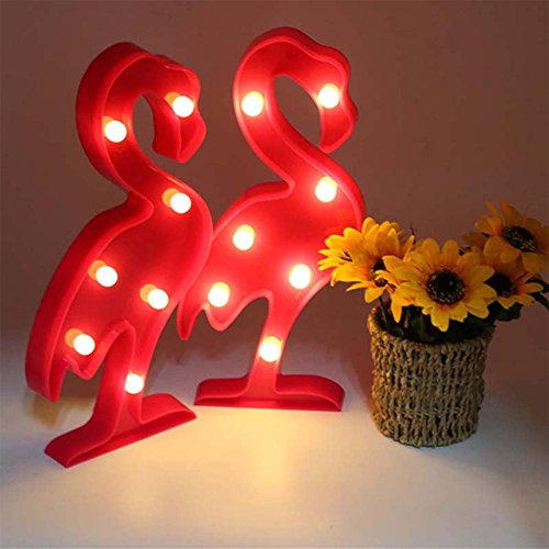 Lámpara de Mesa de Noche LED Decorativa Flamenco miniatura 7