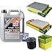 Produktbild QR-PARTS 69365560 Filter Set Inspektionspaket 5 Liter Liqui Moly Motoröl Top Tec 4200 5W-30 MANN-FILTER Innenraumfilter Luftfilter Ölfilter
