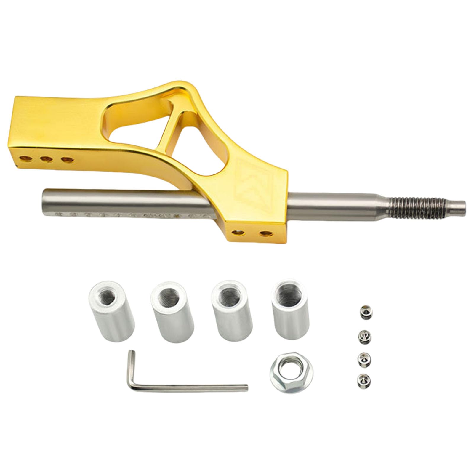 YROHGKPN Gear Shifter Extender Aluminum Alloy Ergonomic Design for Enhanced Driving Comfort and Vehicle Compatibility Transmission Lever Extender