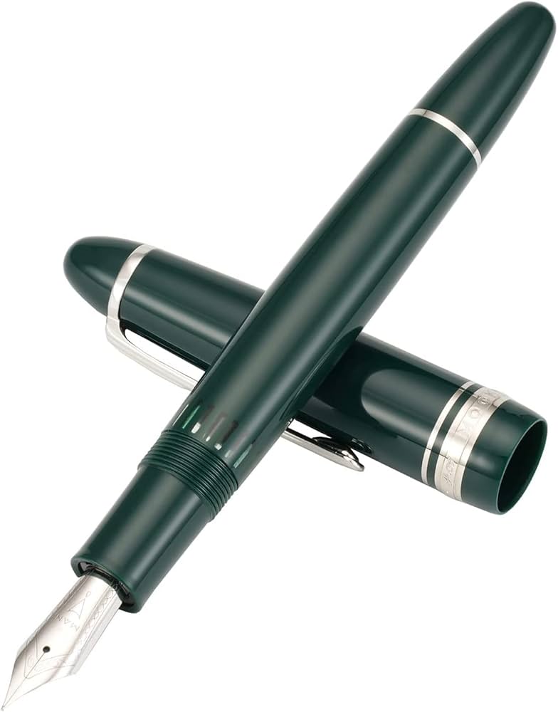 Amazon | Fountain pen Majohn P136 ピストン万年筆 極細ペン先