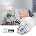 LOHAS 3W LED Light Bulb(25W Equivalent), E26 Daylight 5000K LED Tiny Bulb G14(with UL Listed), Small Night Light Bulbs 120V LED for Bedroom Ceiling Fan Table Lamp Light, Not-Dim 6 Pack