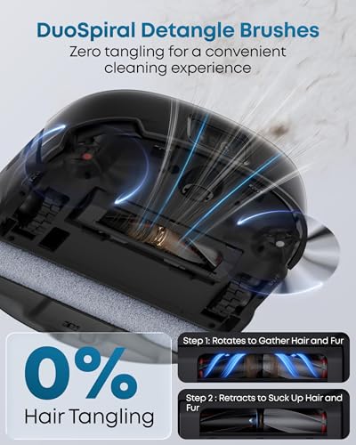 eufy E25 Robot Vacuum and Mop Combo, 20,000 Pa, HydroJet Roller Mop photo 8