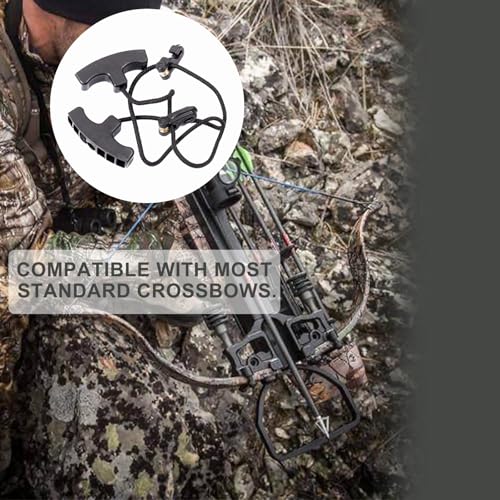 image for KURUGEILI Archery Cocking Devices Double T Handle Crossbow Cocking Rop