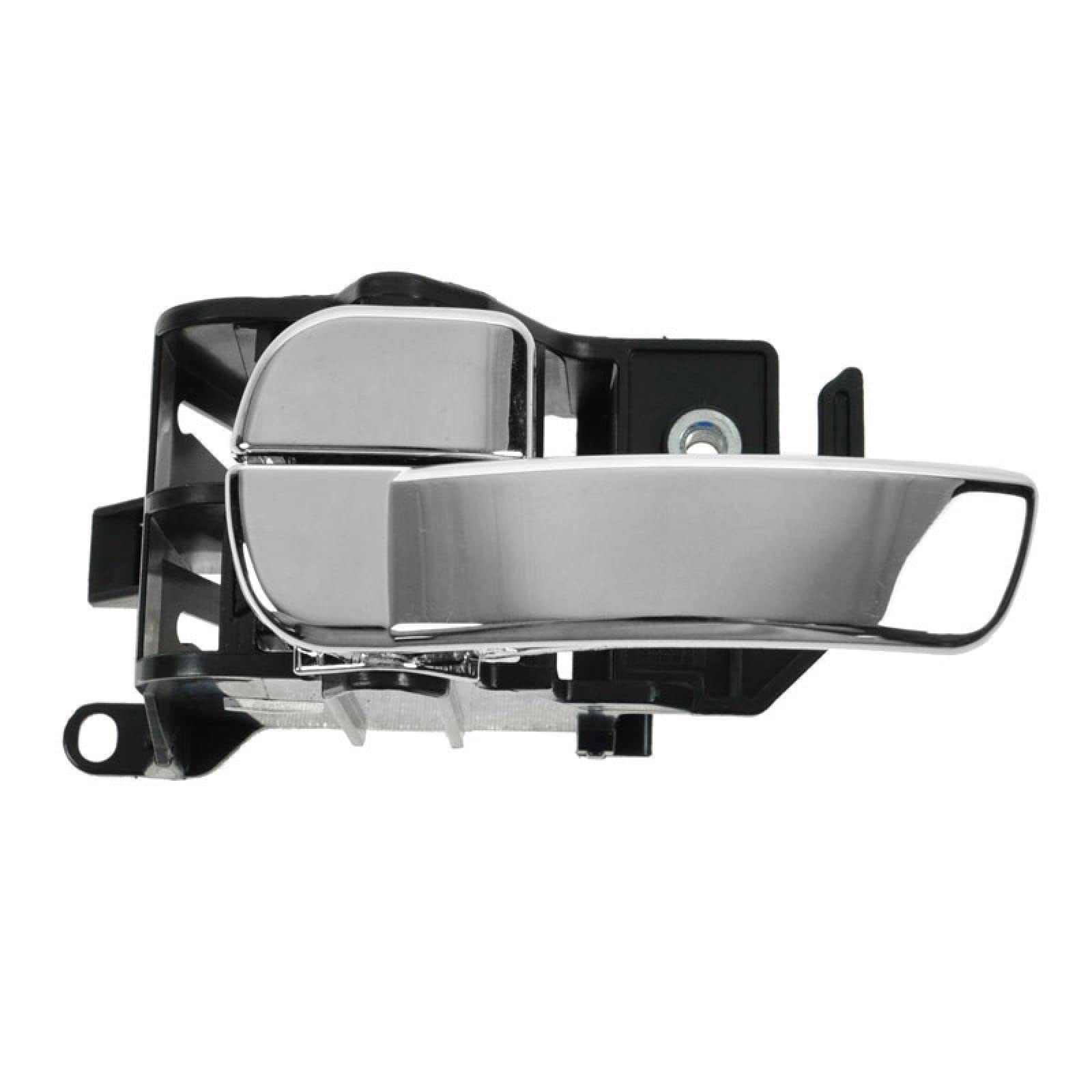 TRQ Front or Rear Inner Inside Interior Door Handle Gray & Chrome LH Left Driver Side Compatible with 2005-2013 Nissan Frontier / 2005-2012 Pathfinder / 2005-2013 Xterra