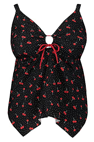 Ulla-Popken-Damen-grosse-Groessen-Uebergroessen-Plus-Size-Tankini-Top-Kirschen-Softcups-Zipfelsaum-792462