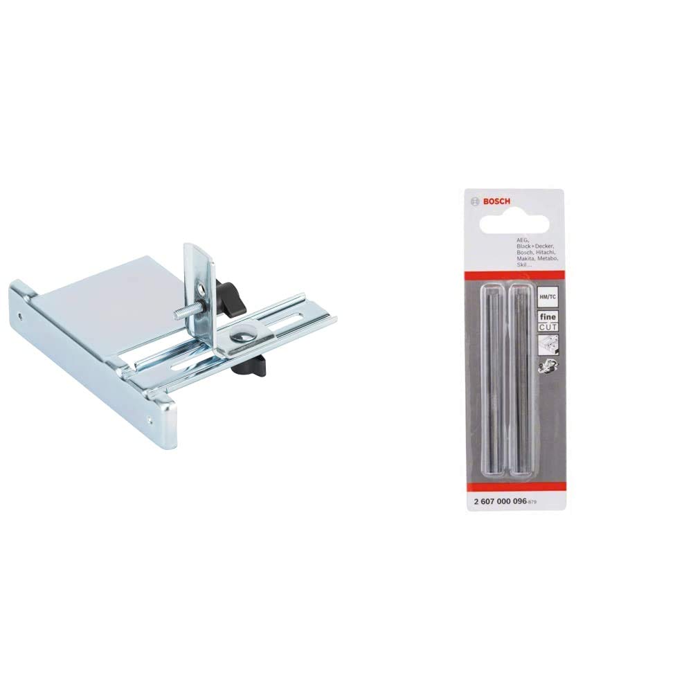 Butée parallèle 2607000102 outillage et fer de rabot droit carbure Bosch 2607000096