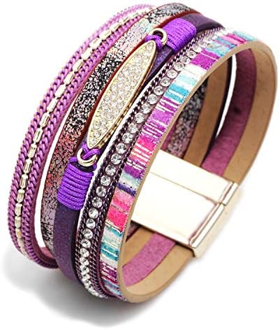 MallDou JewelryInspirational Tree of Life Leather Bracelets for Women Boho Jewelry Gifts for Women Wristbands Cuff Bracelet