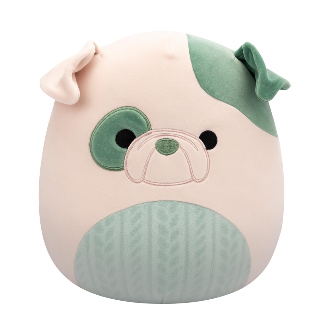 Augustine The Bulldog with Pattern Belly ~ 12" Squishmallow Plush