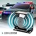 Police Car Emergency Siren Pa System for Truck Ambulance Firefighter Vehicles 20 Tones 200W 118-130DB Wireless Remote with Handheld Microphone Speaker