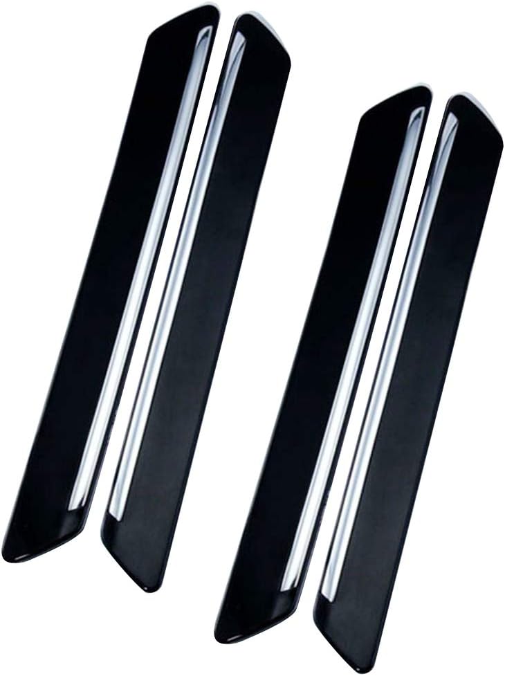 4 PCS Anti-Collision Patch Bumper Guard Strip Anti-Scratch Bumper Protector Trim for Cars,Black