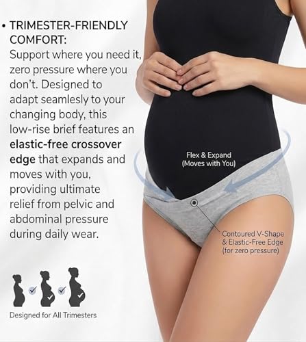 Image of Maternity Panties | 2 Pack Maternity Underwear Under The Bump