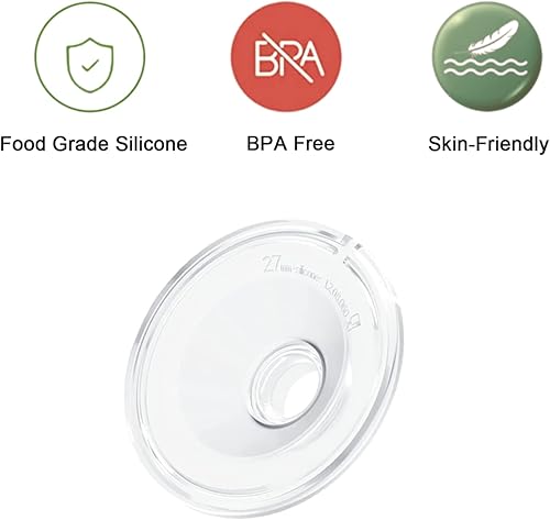 Miniatura 5 de Extractor de leche portátil, accesorios de copa colectora de leche, compatible con TSRETE S12S9, Kmaier S12, incluye válvula de pico de pato,