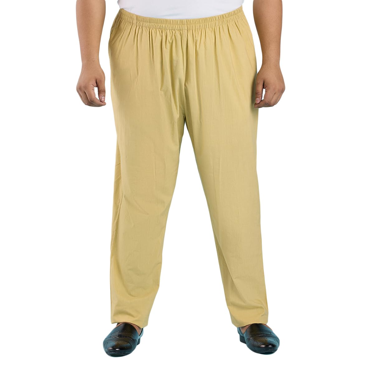big hello – the plus life Plus Size Men's Regular Fit Plus Size Pajama - (Beige)-picture-17