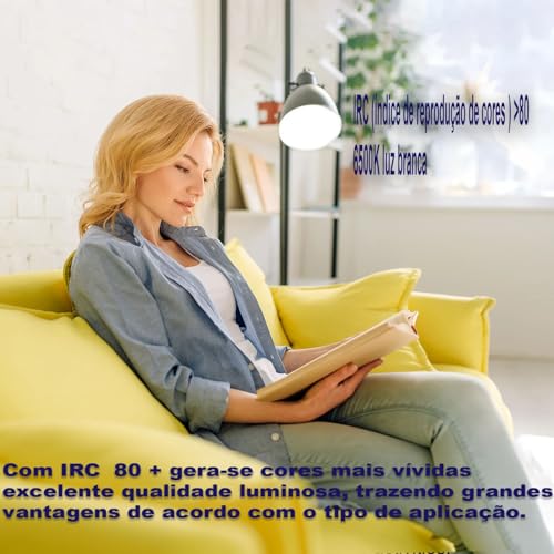 Kit 10 Lampadas Led 9W A60 Bivolt Base E27 Luz Branca 6500K 110V/220V G-light