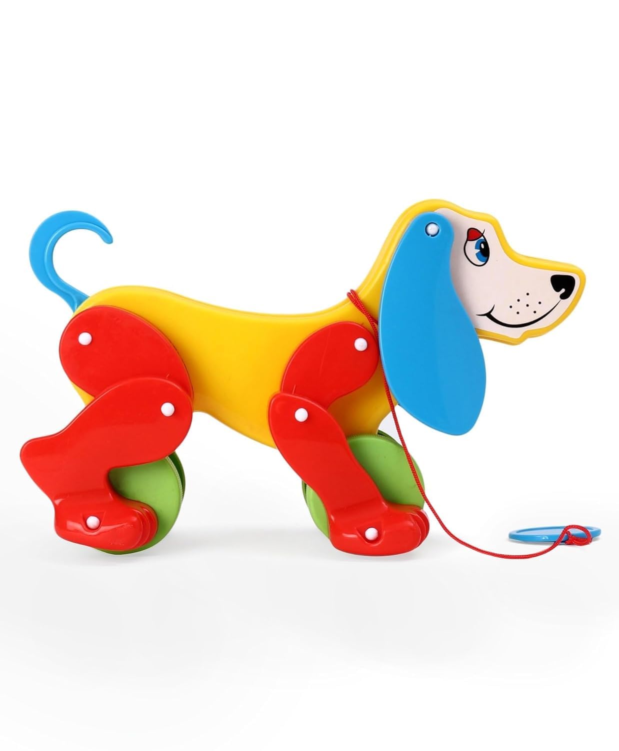 Kiddie castle Pull Along Daisy Dog with a Wagging Tail and Ears Toys for Toddlers | Toys for 1 Year Old | Baby Toys 6-12 Months | Pull Along Toys for 1 + Year Old | Push and Pull Toys for Kids (B0D83CFZL7) Amazon Price History, Amazon Price Tracker
